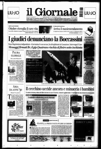 Il giornale : quotidiano del mattino